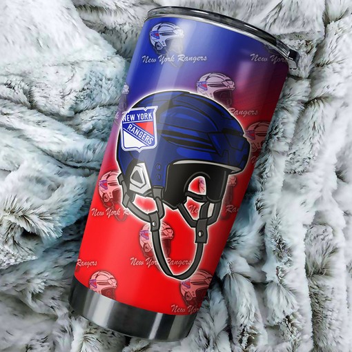 Funny Dog Design Tumbler for New York Rangers NHL Fans - Image 2