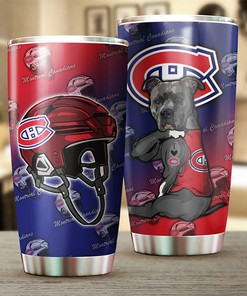 Funny Dog Montreal Canadians NHL Tumbler - A Unique Gift with NHL Tumbler Gift Ideas