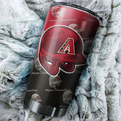 Funny Dog Quote for Animal Lovers with Personalized Design - Arizona Diamondbacks MLB Tumbler with MLB Coffee Tumbler - Image 2