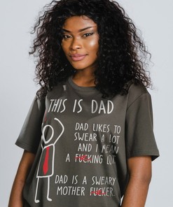 Funny Fathers Day Gift, This Is Dad Tee, Best Dad T-Shirt, Movie Fans Gifts, Fathers Day Tshirt, Funny Dad Shirts