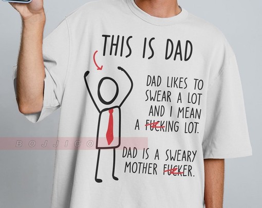 Funny Fathers Day Gift, This Is Dad Tee, Best Dad T-Shirt, Movie Fans Gifts, Fathers Day Tshirt, Funny Dad Shirts - Image 2