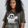 Funny Halloween Movie Shirts, I'm Too Old For This Sheet Unisex Tees, Black Spooky Shirt Halloween Costume