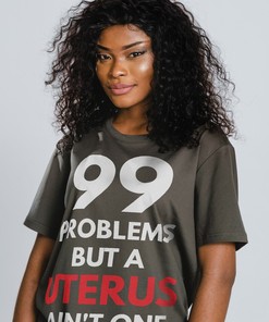 Funny Hysterectomy Gift Surgery Recovery Shirt with 99 Problems But A Uterus Ain't One Quote, Movie Fans Gifts