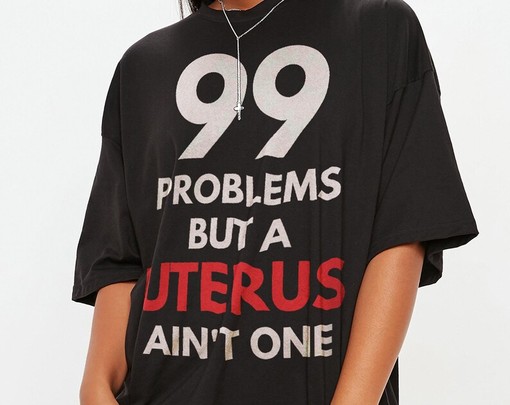 Funny Hysterectomy Gift Surgery Recovery Shirt with 99 Problems But A Uterus Ain't One Quote, Movie Fans Gifts - Image 2