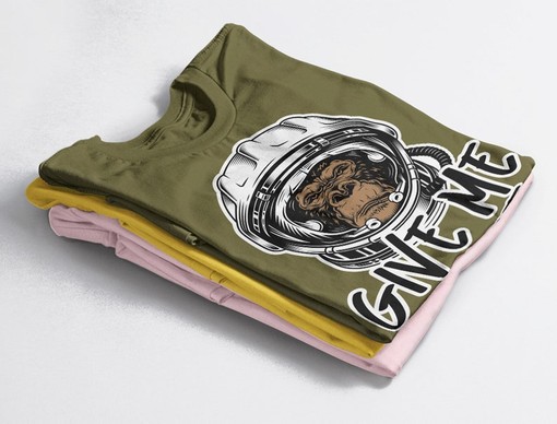 Funny Monkey Social Distancing Shirt, Give Me Space Unisex Tee, Introvert Alien Humorous Quote Tee - Image 4