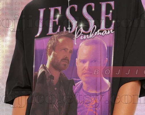 Funny Movie Shirts: JESSE PINKMAN Breaking Bad Shirt with Heisenberg and Walter White - Image 2