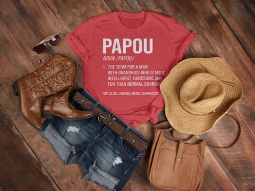 Funny Pappou Shirt, Don't Mess With Pappou Tee, Best Pappou Ever Tshirt, Greek Grandfather Shirt, Family Gift - Image 3