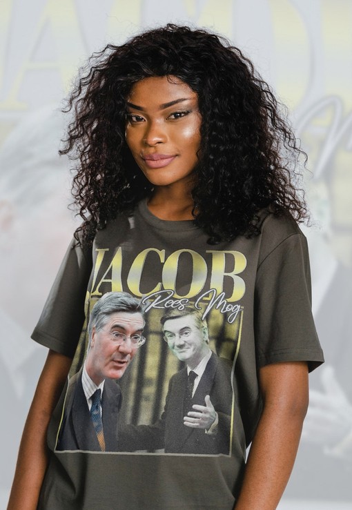Funny Political Movie Shirts, JACOB REES-MOGG Unisex Homage T-shirt, Tory Banter T-shirt