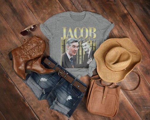 Funny Political Movie Shirts, JACOB REES-MOGG Unisex Homage T-shirt, Tory Banter T-shirt - Image 3