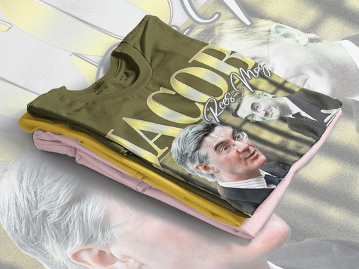 Funny Political Movie Shirts, JACOB REES-MOGG Unisex Homage T-shirt, Tory Banter T-shirt - Image 4