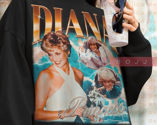 Funny Princess Diana Tank - Retro Style Fan Sweater with British Royalty Quote - Image 4