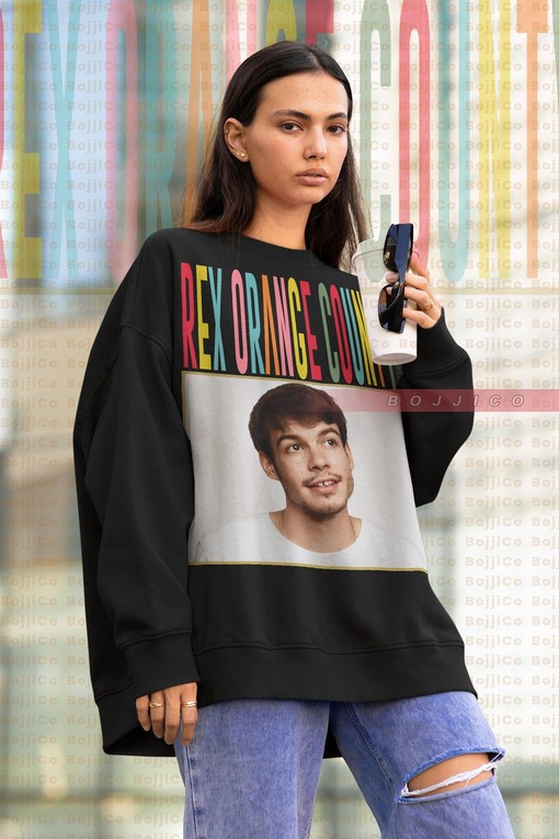 Funny Rex Orange County Tribute Shirt - Retro Style Homage Sweatshirt