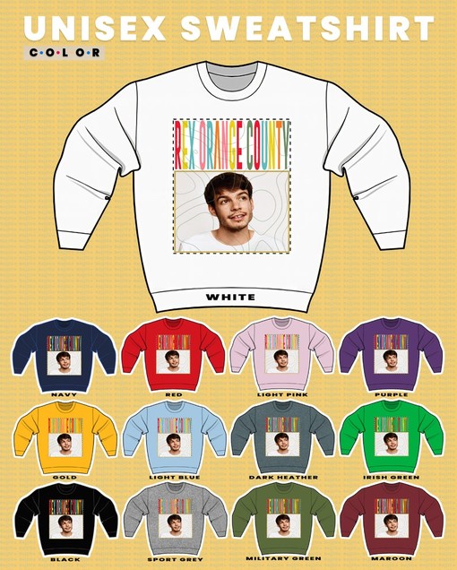 Funny Rex Orange County Tribute Shirt - Retro Style Homage Sweatshirt - Image 3