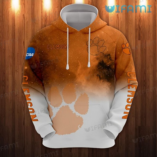 Galaxy Clemson Tigers All Over Print 3D Hoodie for Men and Women