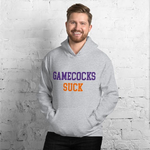 Gamecocks Suck Clemson Rivalry Hoodie Sweatshirt - NCAA Sport Shirt for Fans, Keyword: sport shirts unisex - Image 2