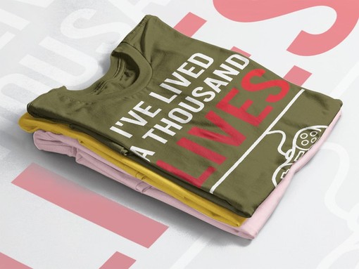 Gaming Movie Shirts, I've Lived A Thousand Lives Unisex shirt, Gaming T-Shirt, Gifts for Gamer VideoGame Shirt - Image 4