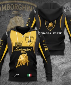 Gear Up with Lamborghini All Over Print Hoodie 3D for Car Enthusiasts