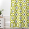 Geometric Mid Century Modern Shower Curtain | Retro Fabric Bath Curtain | At Home Shower Curtains