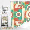Geometric Mod Abstract Shower Curtain Set, Towel Options, Disney Blanket, Bathroom Decor