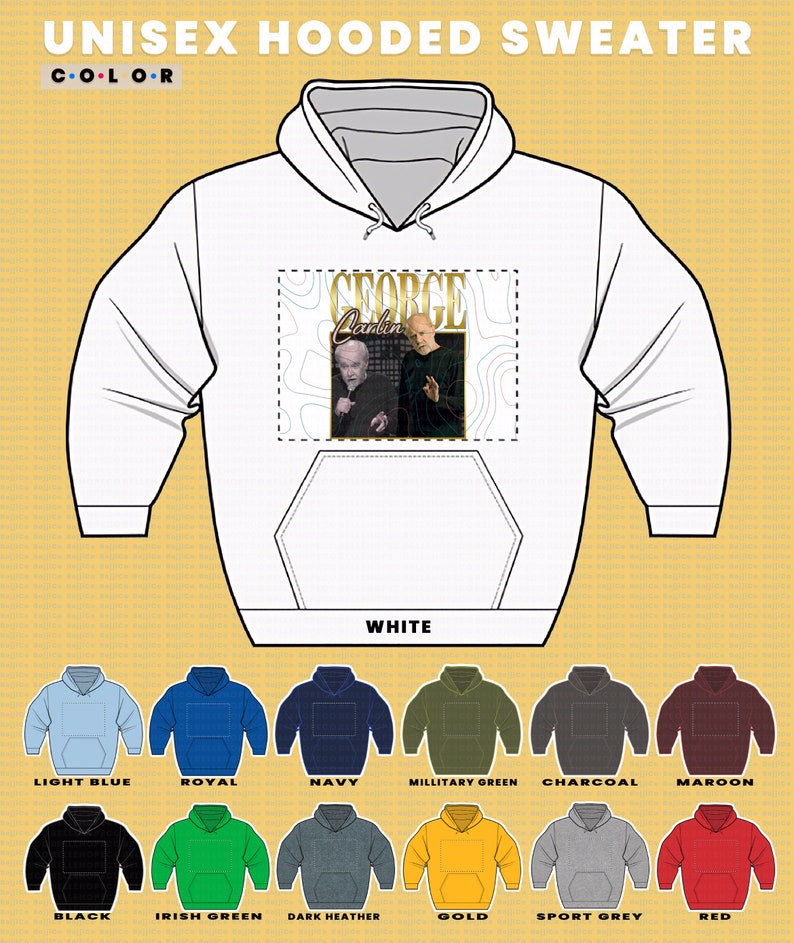 George Carlin Fans Sweater: Legend of Stand-Up Comedy with Ironic and Sarcastic Sayings - Image 4