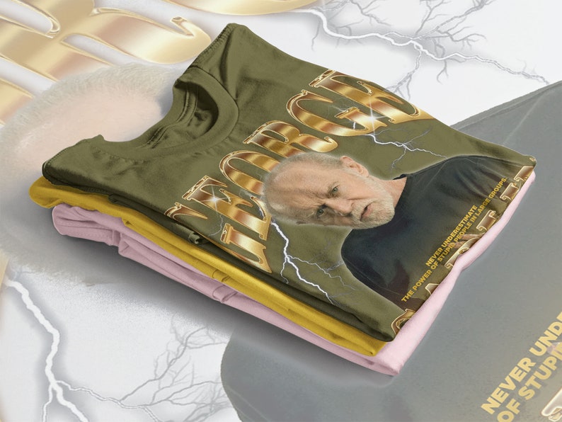 George Carlin Minimalist Movie Shirt: Legend of Sarcastic and Ironic Stand-Up Comedy Quotes - Image 4