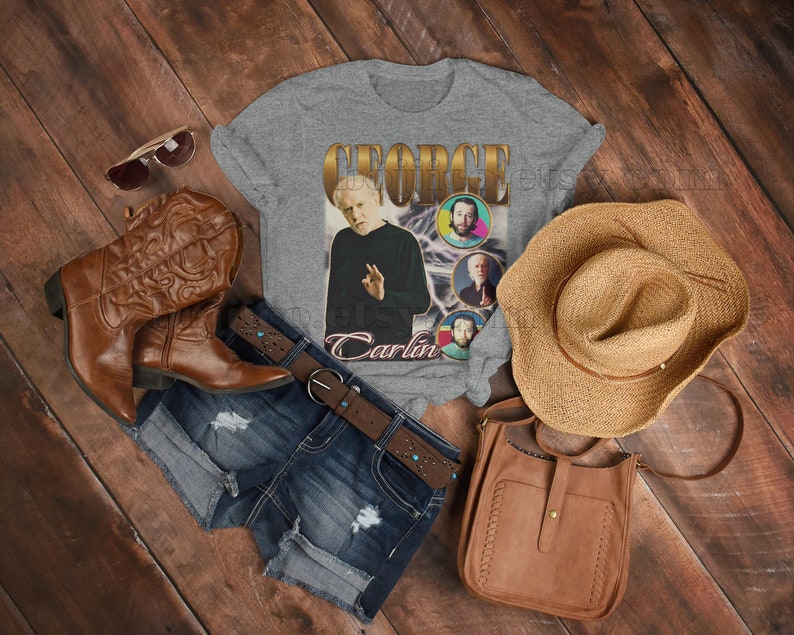 George Carlin T-Shirt: Legend of Stand-Up Comedy with Sarcastic and Ironic Quotes - Image 3