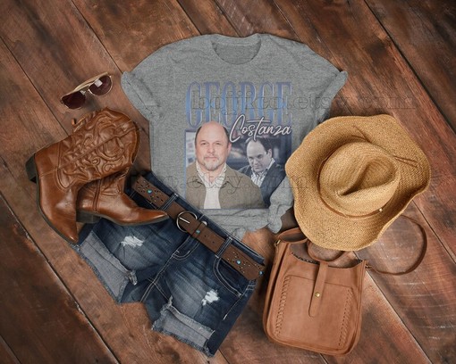 George Costanza Homage Vintage Film T-Shirt for Men - Image 3