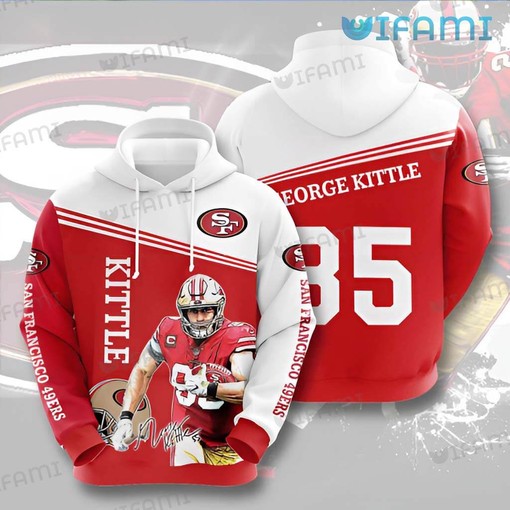George Kittle 85 Signature 3D Hoodie - San Francisco 49ers Fan Must-Have