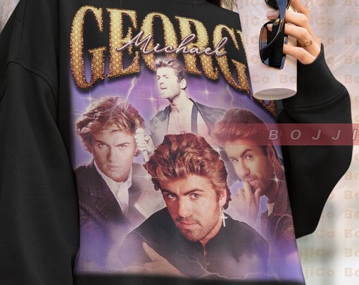 George Michael Homage Sweatshirt, Careless Whisperer Fan Tee with Retro 90s Style, Funny Sweater for Men and Women - Image 4