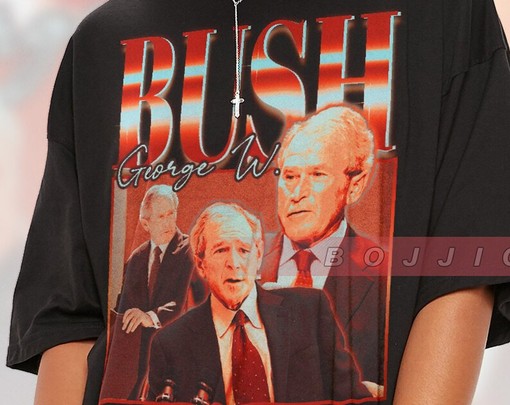 George W. Bush Homage Tshirt - Vintage Shirt for Fans of the 43rd President of the USA - Image 2