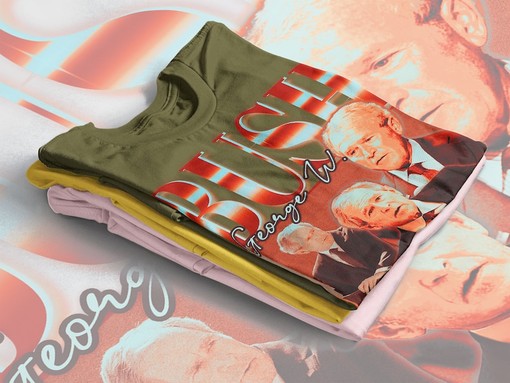 George W. Bush Homage Tshirt - Vintage Shirt for Fans of the 43rd President of the USA - Image 4