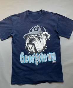 Georgetown Hoyas Big Logo T-Shirt - Retro NCAA Shirts for Fans
