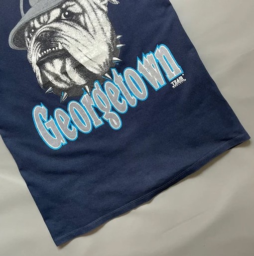 Georgetown Hoyas Big Logo T-Shirt - Retro NCAA Shirts for Fans - Image 2