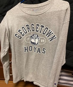 Georgetown Hoyas Grey American Football T-Shirt - NCAA Shirt for Kids and Adults