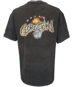 Georgetown Hoyas Spell-Out T-Shirt, 1990s Vintage NCAA Shirt - Unisex Sport Sweatshirt Hoodie Gift