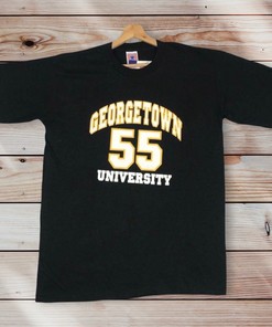 Georgetown University 55 T-Shirt with University Logo Graphic - State University Shirt for Fans
