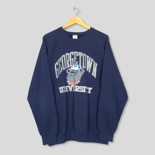 Georgetown University Football Sweatshirt and T-Shirt Set - NCAA Shirts for Men and Women