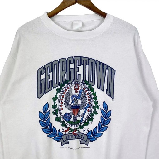 Georgetown University Hoyas NCAA Apparel - Retro NCAA Shirts for Fans - Image 2