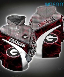 Georgia Bulldogs Armor Pattern 3D Hoodie Gift for Bulldogs Fans with Armor Design