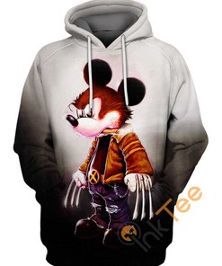 Georgia Bulldogs Mickey Hoodie with 3D Design - Perfect for College Sports Fans