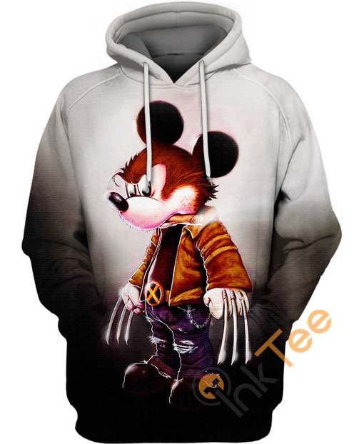 Georgia Bulldogs Mickey Hoodie with 3D Design - Perfect for College Sports Fans