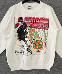 Georgia Bulldogs Shirt and Hoodie Set - Retro NCAA Shirts for Fans