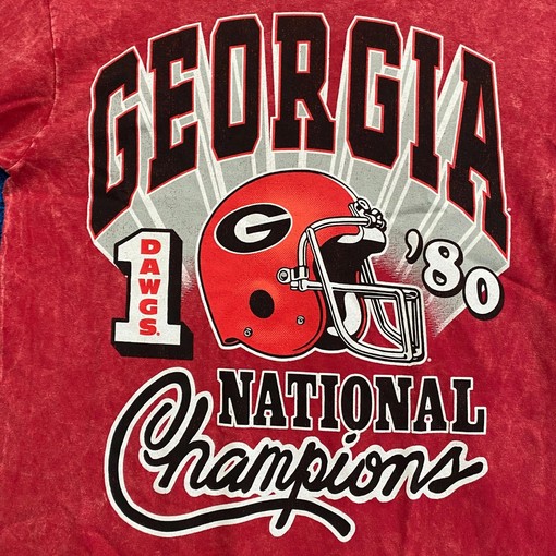 Georgia Dawgs 1980 Ncaa Football National Champions Apparel Collection for Fans - Image 2