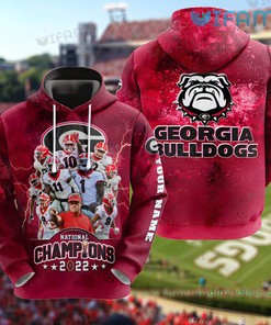 Georgia Football National Champion 2022 3D Hoodie Perfect for Fans of the Football Team