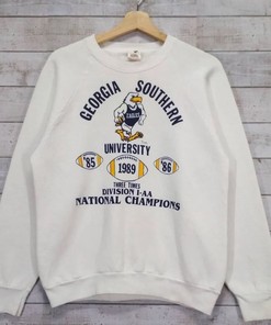 Georgia Southern University Vintage Style Sweatshirt, Georgia Southern 90S Shirt