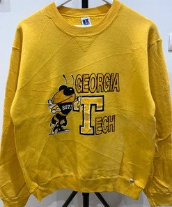 Georgia Tech Yellow Jackets American Sweatshirt - NCAA Shirts for Men and Women