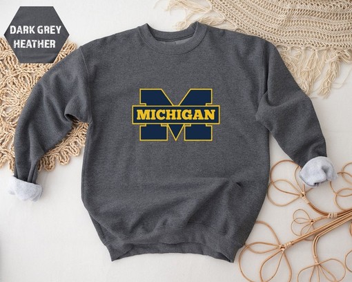 Get Cozy with a Michigan Sweatshirt, Perfect Apparel for Wolverines Fans with State University Shirt - Image 2