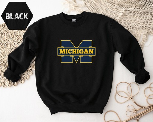 Get Cozy with a Michigan Sweatshirt, Perfect Apparel for Wolverines Fans with State University Shirt - Image 3