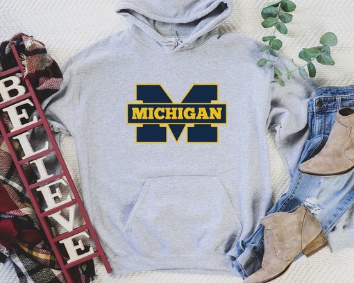 Get Cozy with a Michigan Sweatshirt, Perfect Apparel for Wolverines Fans with State University Shirt - Image 4