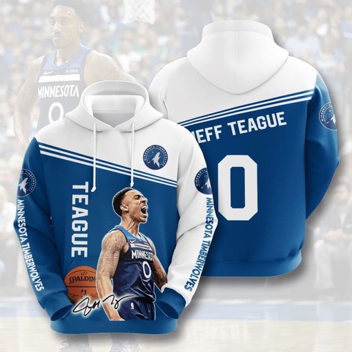 Get Custom 3D Hoodie of Minnesota Timberwolves for Fans